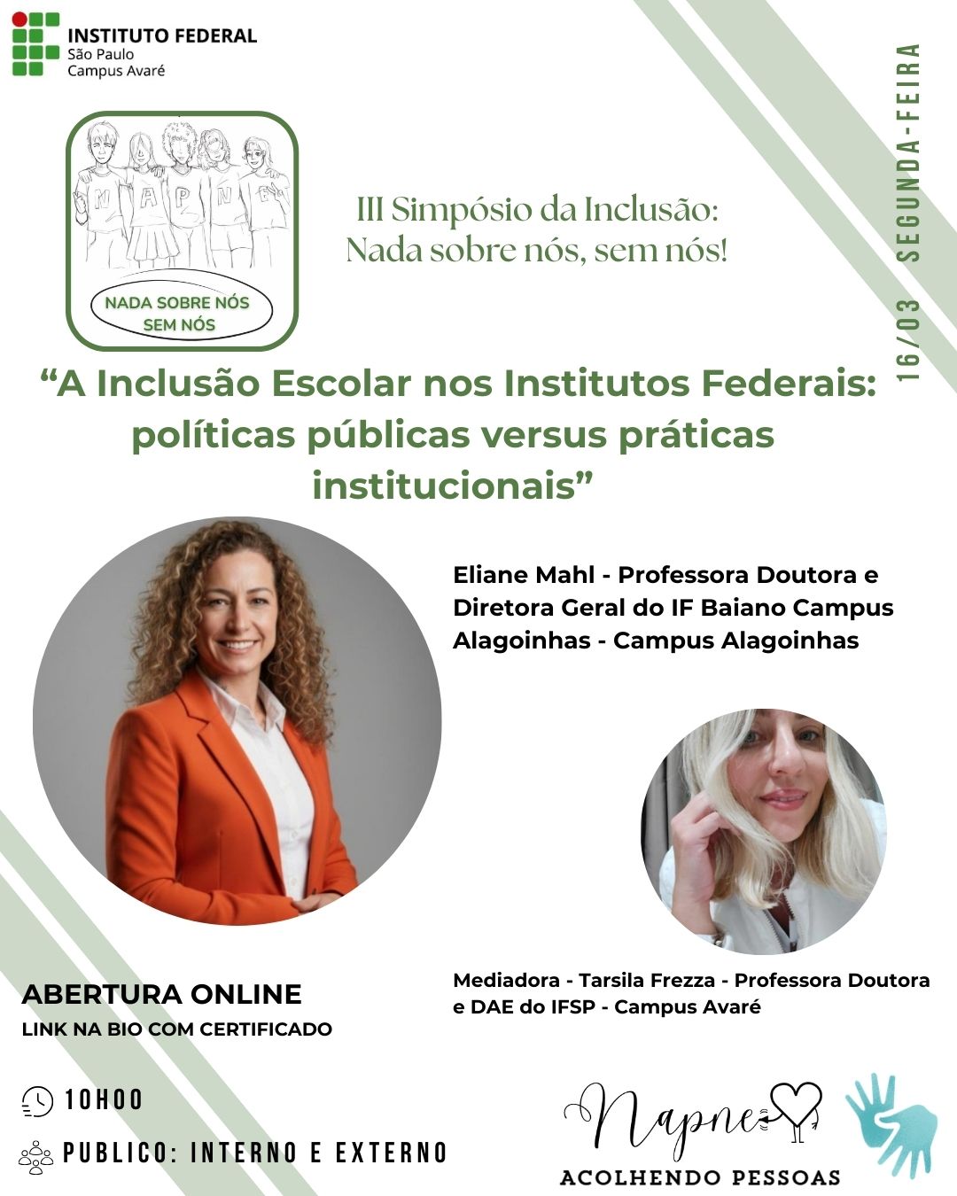 Foto de "A inclusão escolar nos Institutos Federais: políticas públicas versus políticas institucionais"