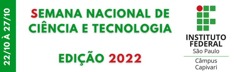 Foto de Abertura Oficial da Edição 2022 da Semana Nacional de Ciência e Tecnologia (noturno)