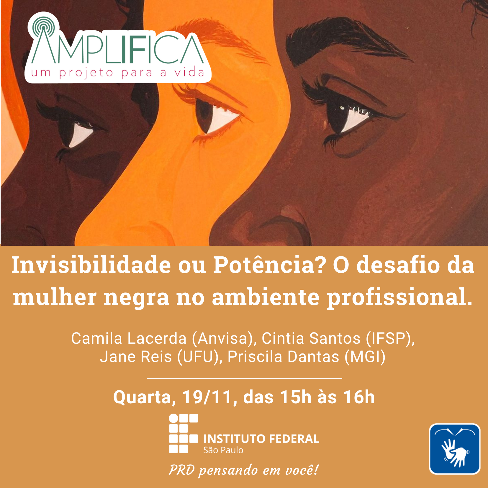 Foto de Amplifica - Invisibilidade ou Potência? O desafio da mulher negra no ambiente profissional