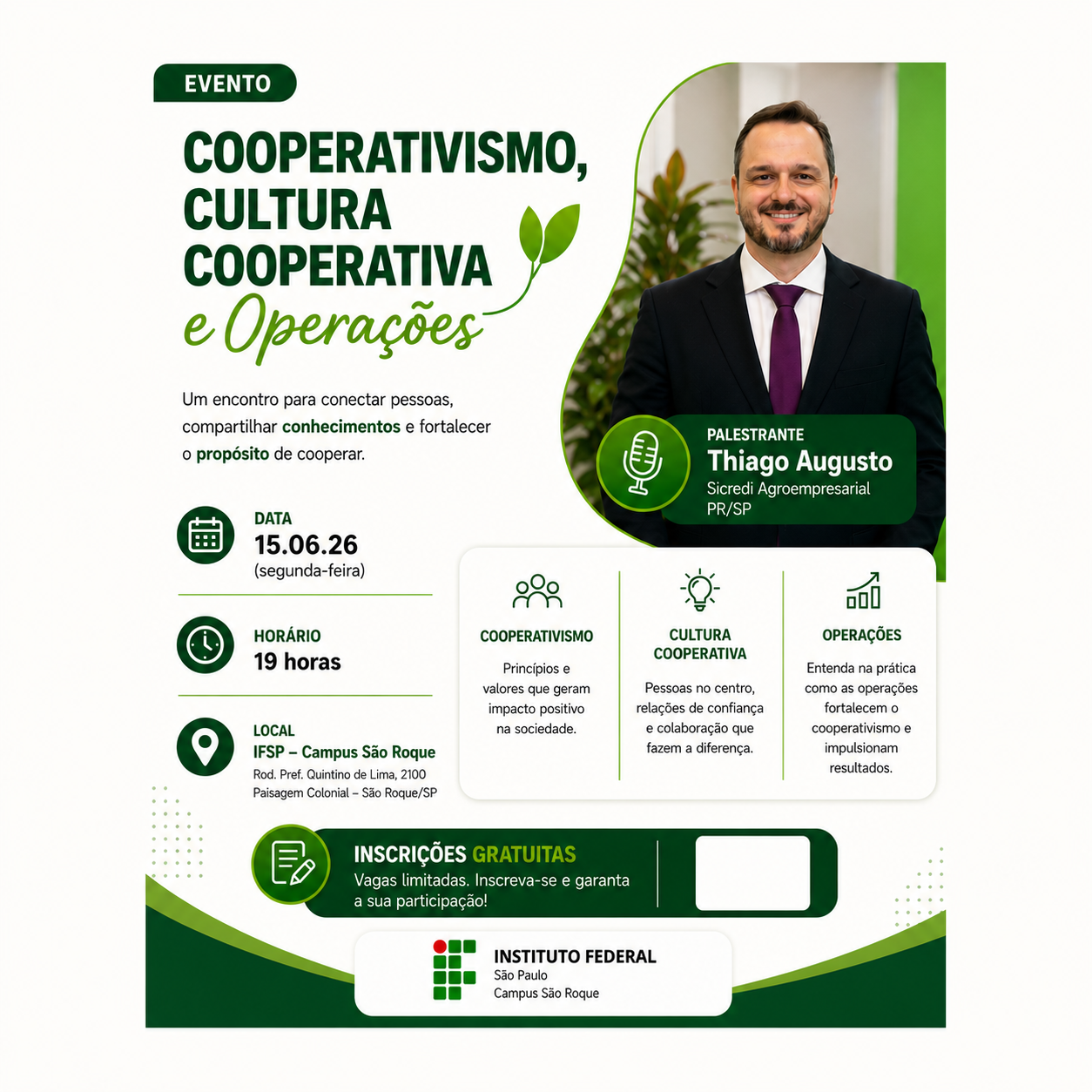 Foto de Cooperativismo, Cultura Cooperativa e Operações
