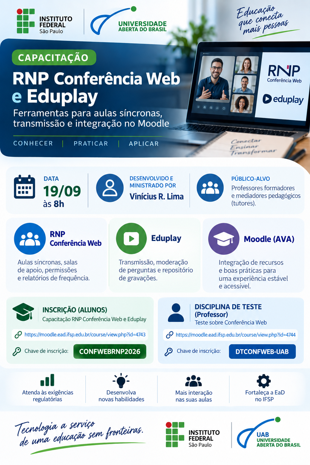 Foto de Capacitação - Conferência Web e Eduplay (RNP)