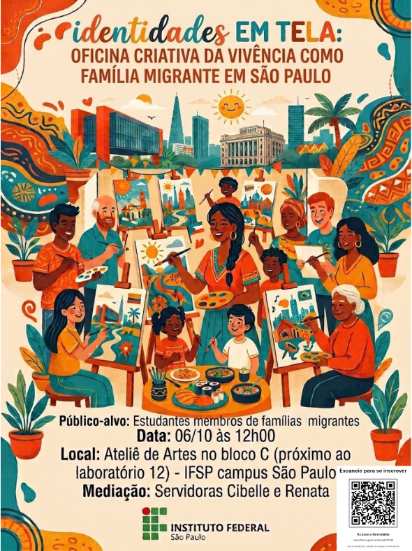 Foto de Identidades em tela: Registro em tela da vivência como família migrante em São Paulo