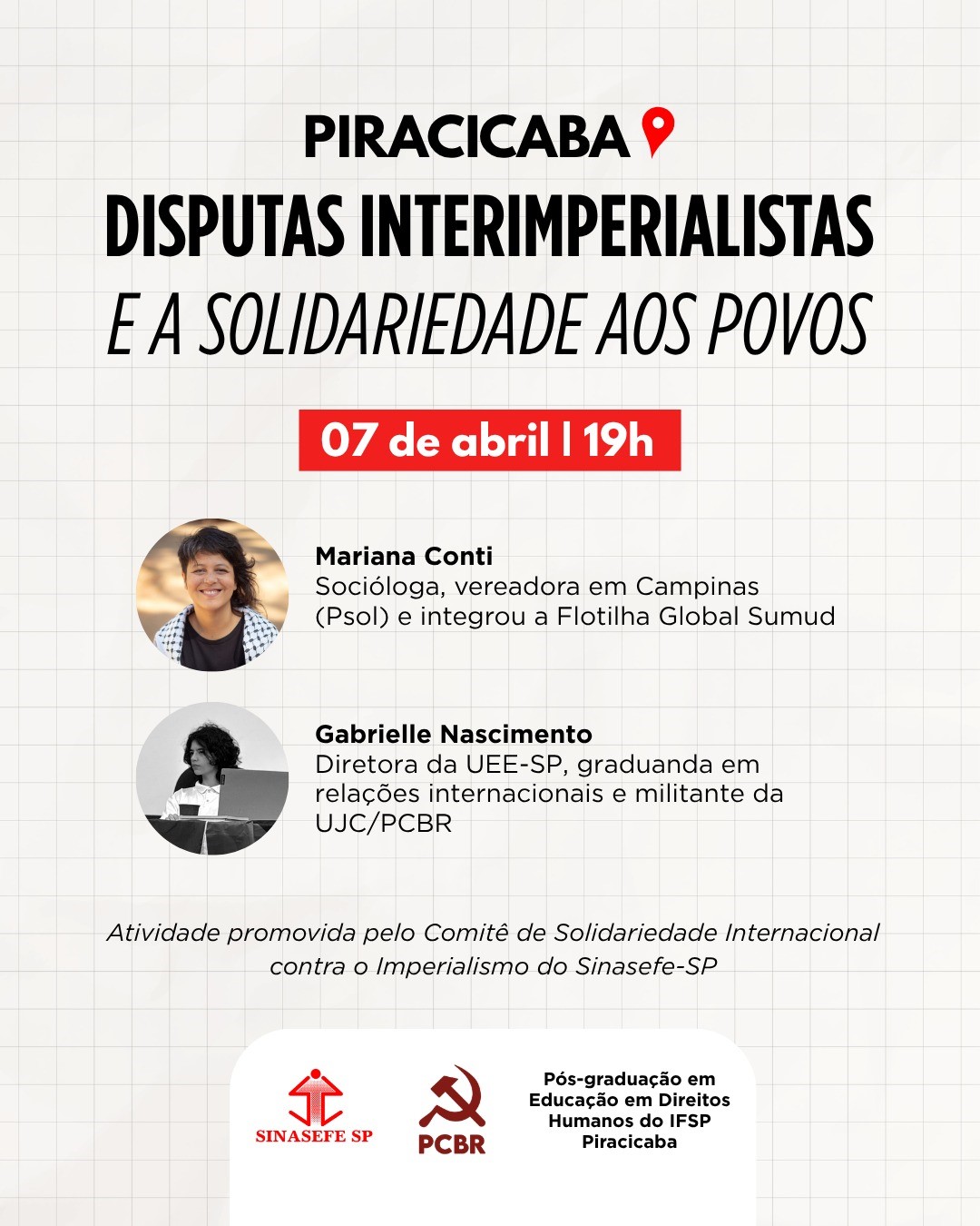 Foto de Disputas Interimperialistas e a Solidariedade ao Povos