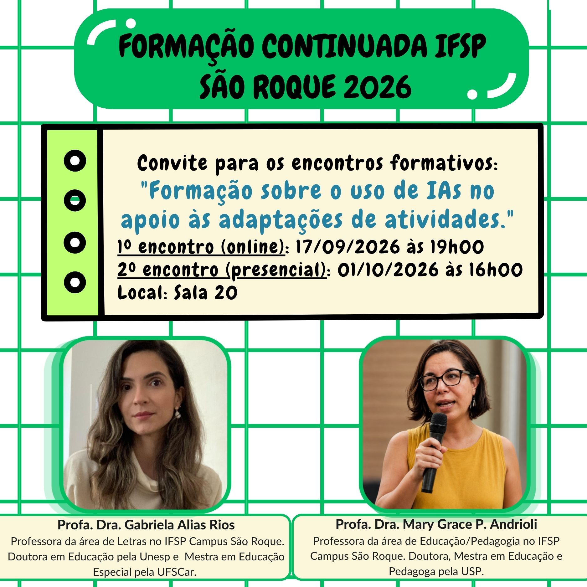 Foto de Encontro de Formação Continuada: Formação sobre o uso de IAs no apoio às adaptações de atividades