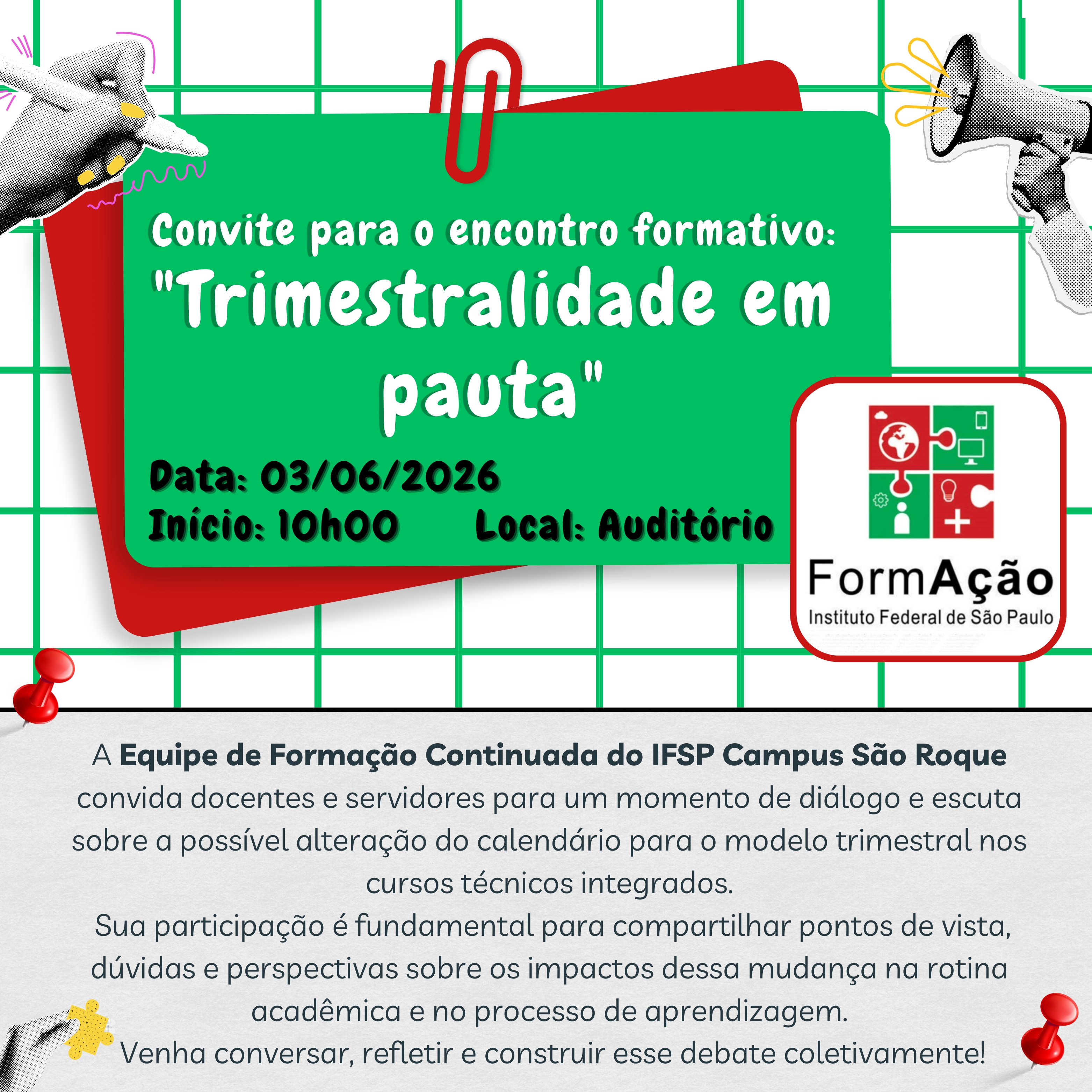 Foto de Encontro de Formação Continuada: Trimestralidade em pauta