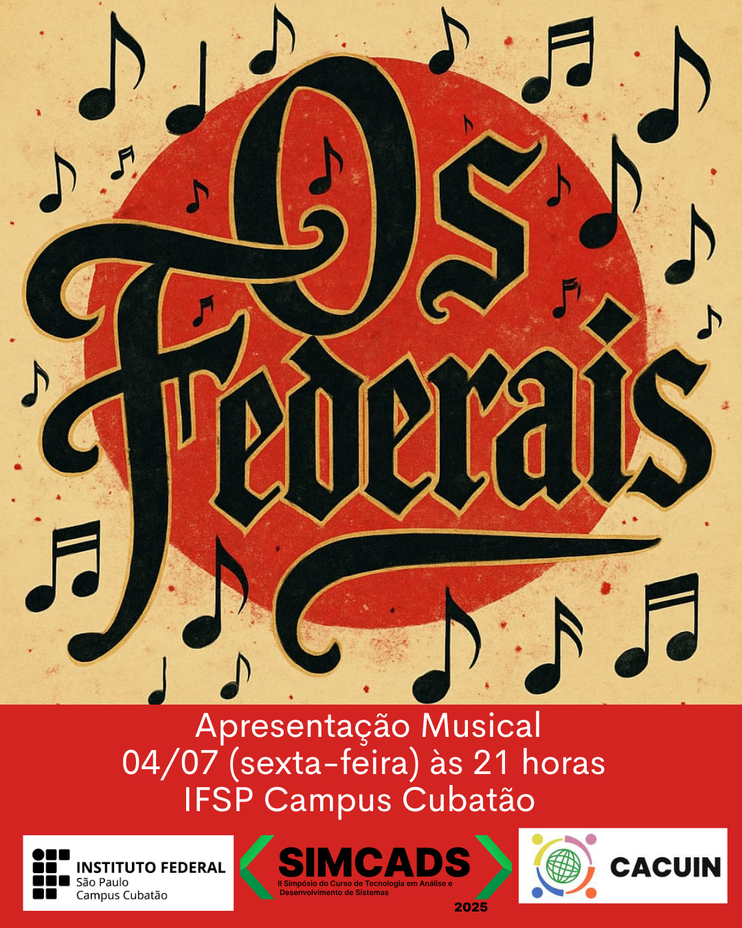 Foto de Apresentação Musical – II SIMCADS