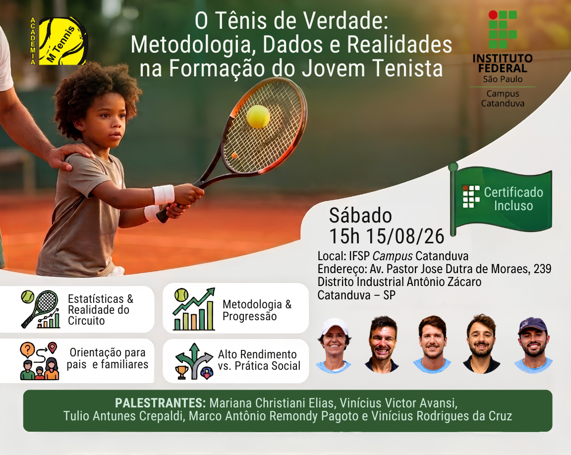 Foto de O Tênis de Verdade – Metodologia, Dados e Realidades na Formação do Jovem Tenista