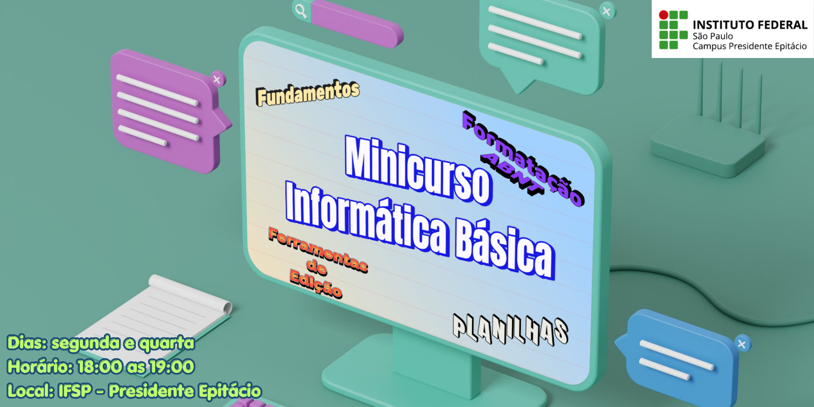 Foto de Minicurso de informática básica