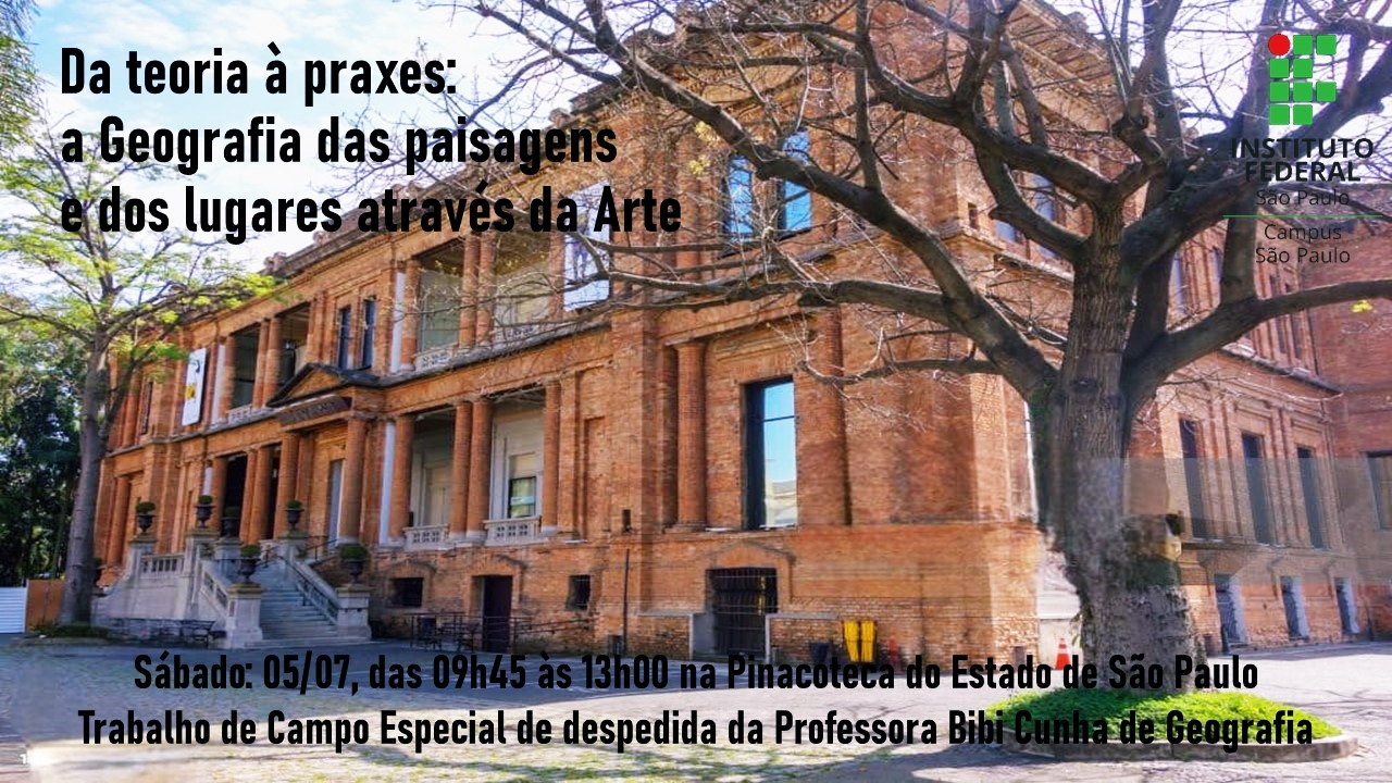 Foto de "Da teoria à praxes: a Geografia das paisagens e dos lugares através da Arte com a Professora Fabiana Cunha"