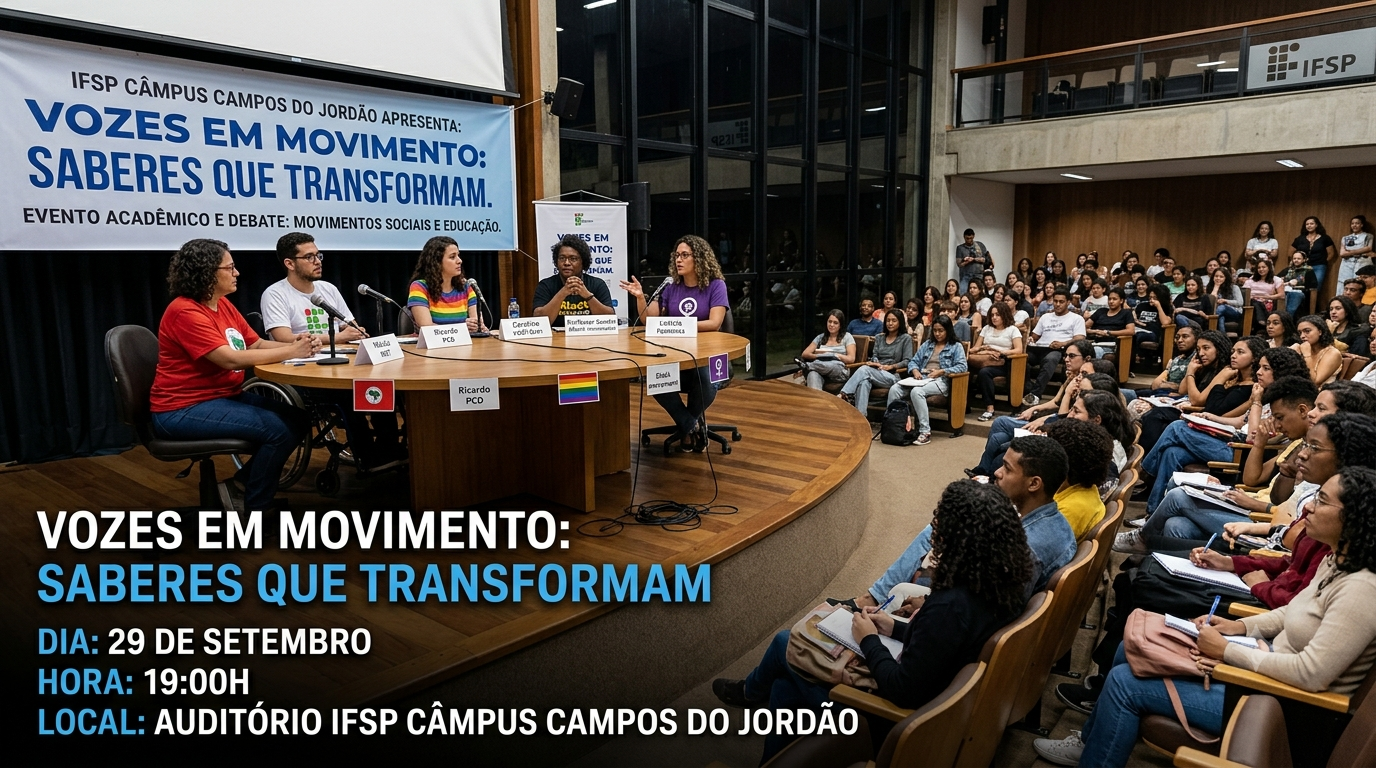 Foto de Mesa Redonda "Vozes em Movimento: Saberes que Educam e Transformam"