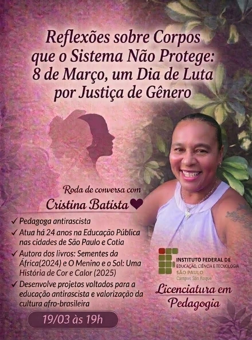 Foto de Reflexões sobre corpos que o sistema não protege:8 de março, um Dia de luta por justiça de gênero.