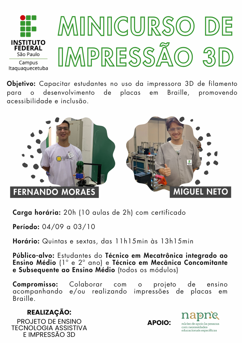 Foto de MINICURSO DE IMPRESSÃO 3D