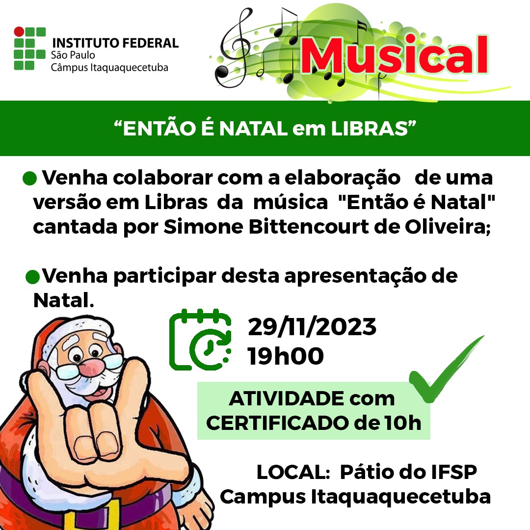 Foto de MUSICAL: "ENTÃO É NATAL em LIBRAS"