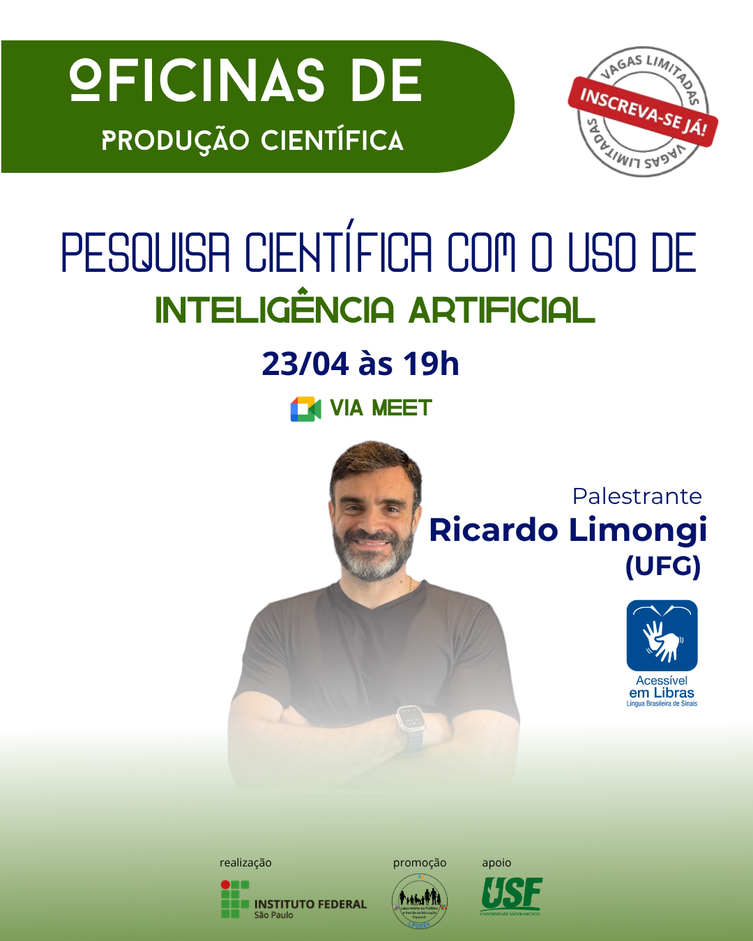 Foto de OFICINA DE PRODUÇÃO CIENTÍFICA: PESQUISA CIENTÍFICA COM O USO DE INTELIGÊNCIA ARTIFICIAL