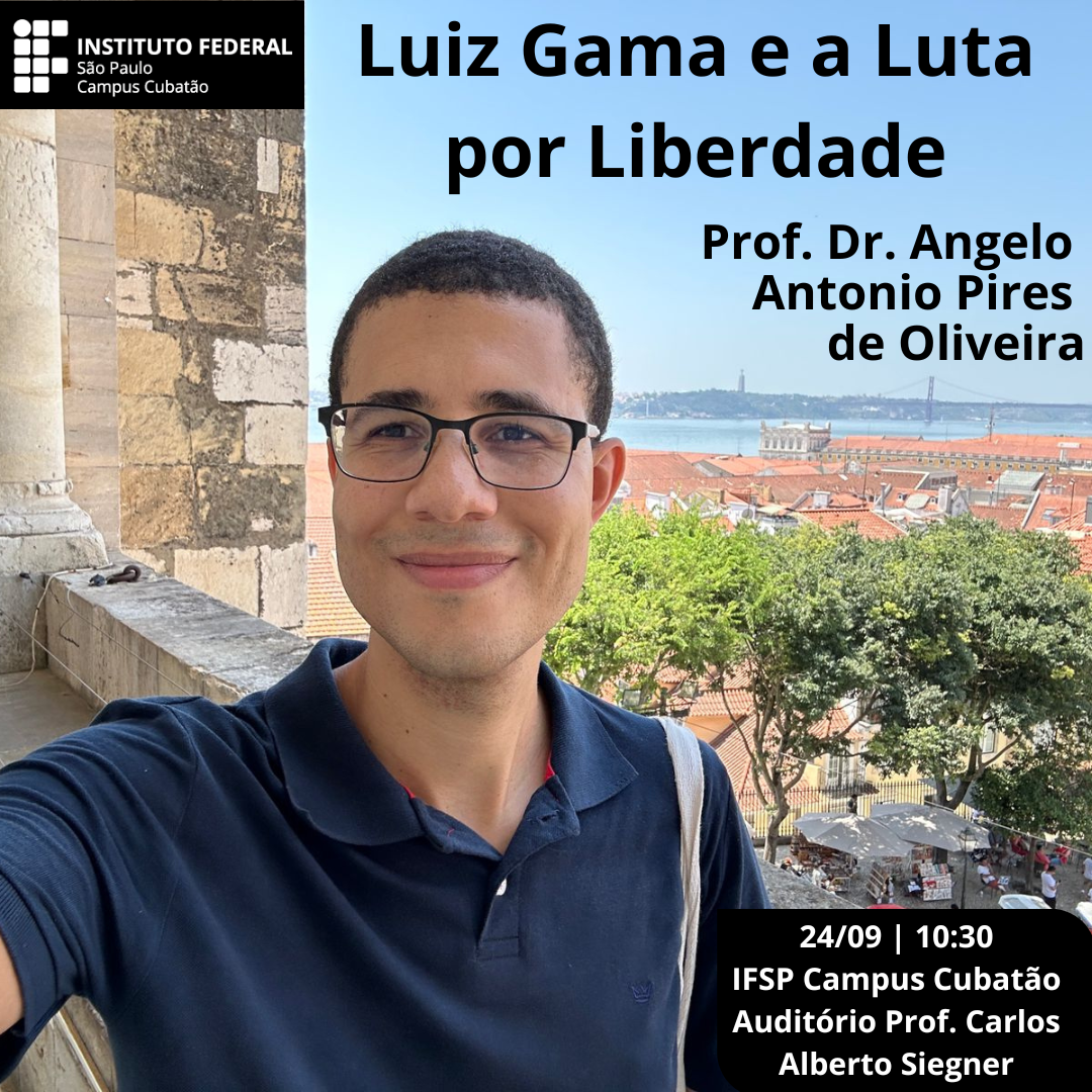 Foto de Palestra: Luiz Gama e a Luta por Liberdade