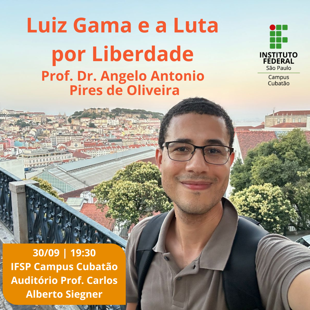 Foto de Palestra: Luiz Gama e a Luta por Liberdade