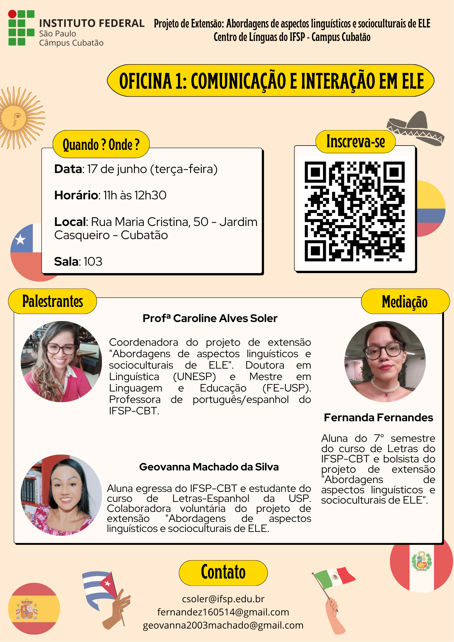 Foto de Oficina de interação comunicativa em ELE