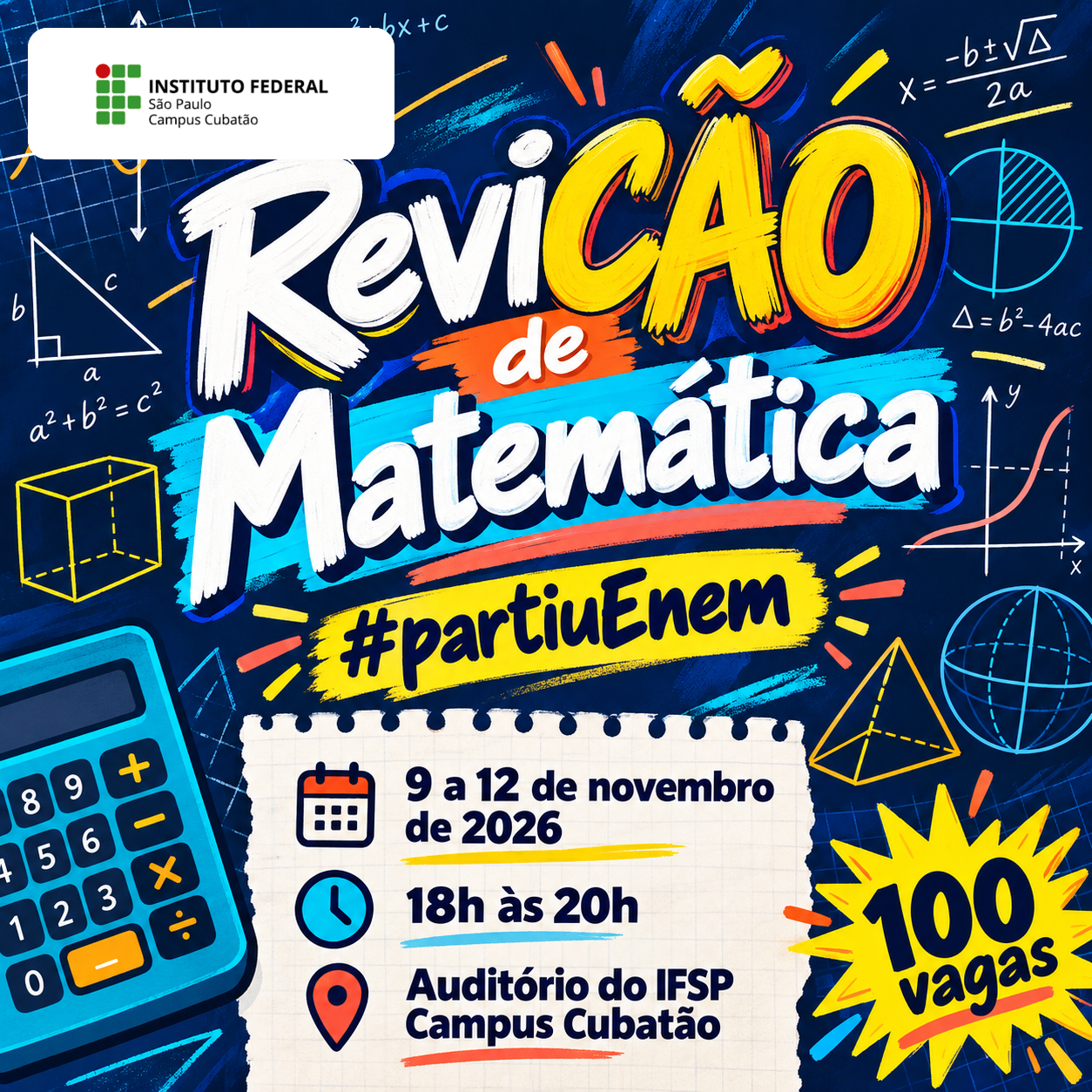 Foto de ReviCÃO de Matemática (#partiuEnem)