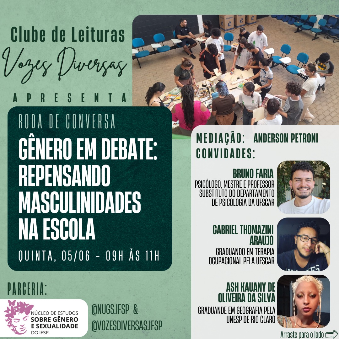 Foto de Roda de Conversa - Gênero em Debate: repensando masculinidades na escola