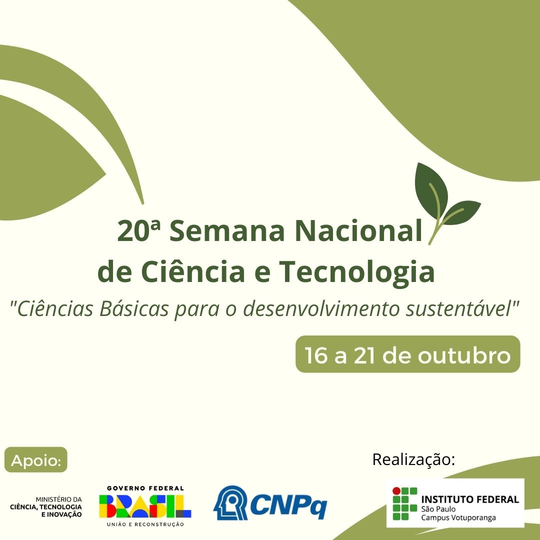 Foto de (SNCT 2023 - IFSP VTP) Palestra de Abertura: "Desafios energéticos do século XXI: biorrefinarias e biocombustíveis"