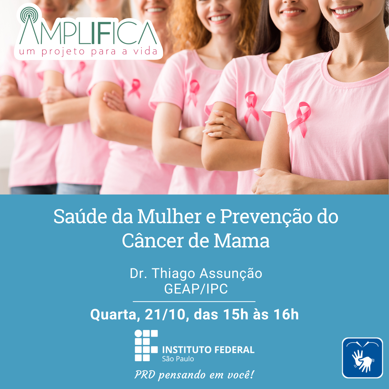 Foto de Amplifica - Saúde da Mulher e Prevenção ao Câncer de Mama
