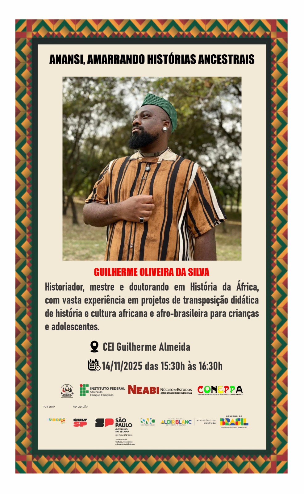 Foto de Contação de histórias: Anansi, amarrando histórias ancestrais