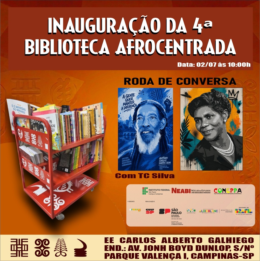 Foto de Inauguração da 5º Biblioteca afrocentrada