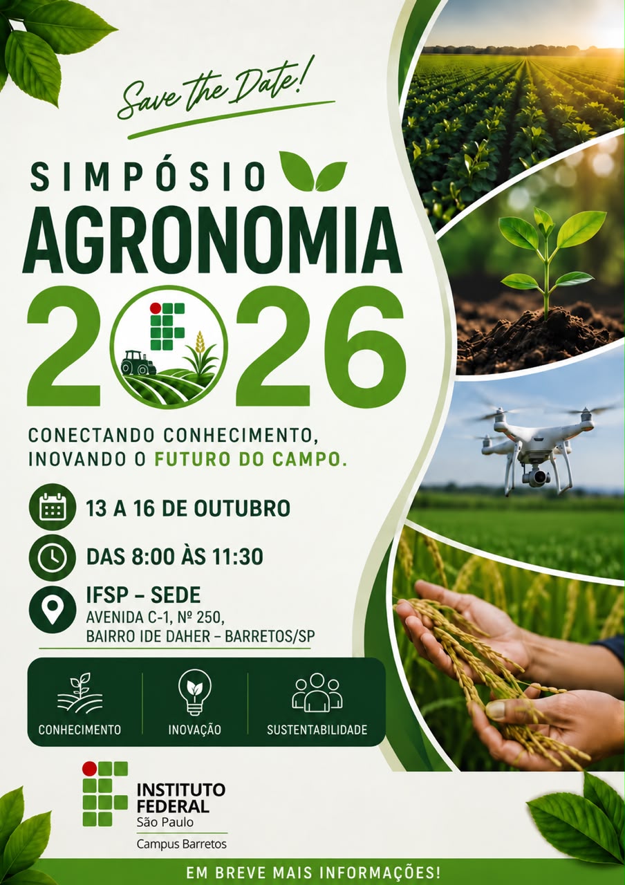 Foto de VI SIMPÓSIO DA AGRONOMIA - Mercado de Bioinsumos e Perspectivas para Novos Profissionais