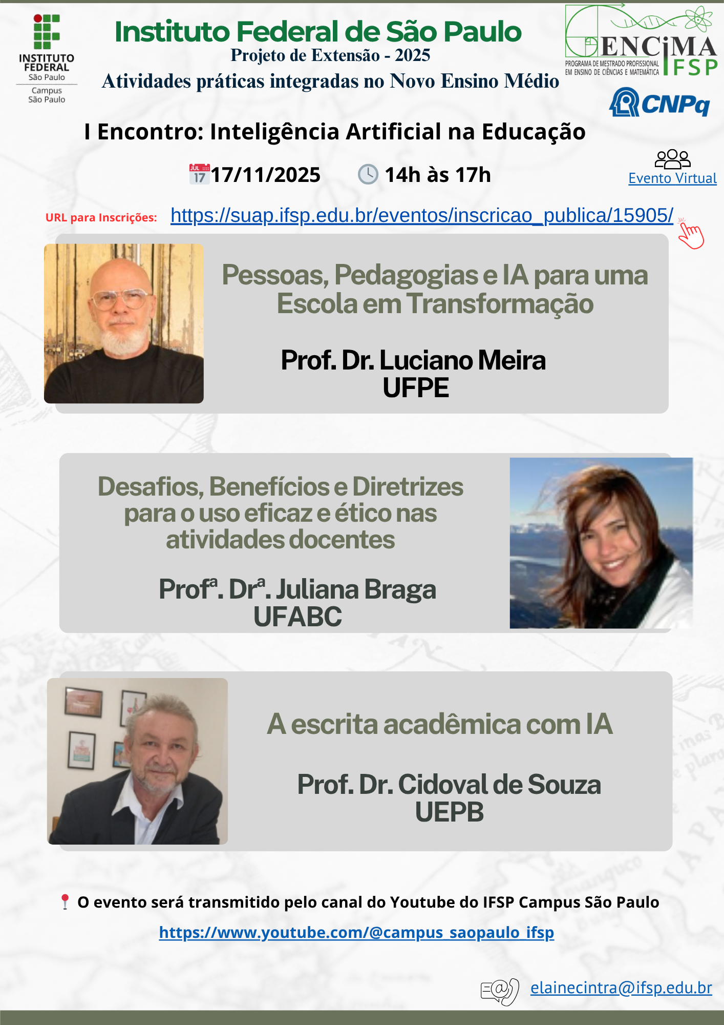 Foto de I Encontro: Inteligência Artificial na Educação