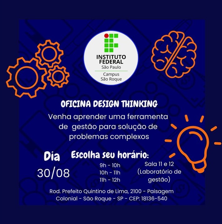 Foto de Oficina de Design Thinking no Campus Aberto 2025 – uma jornada de imersão e ideação criativa