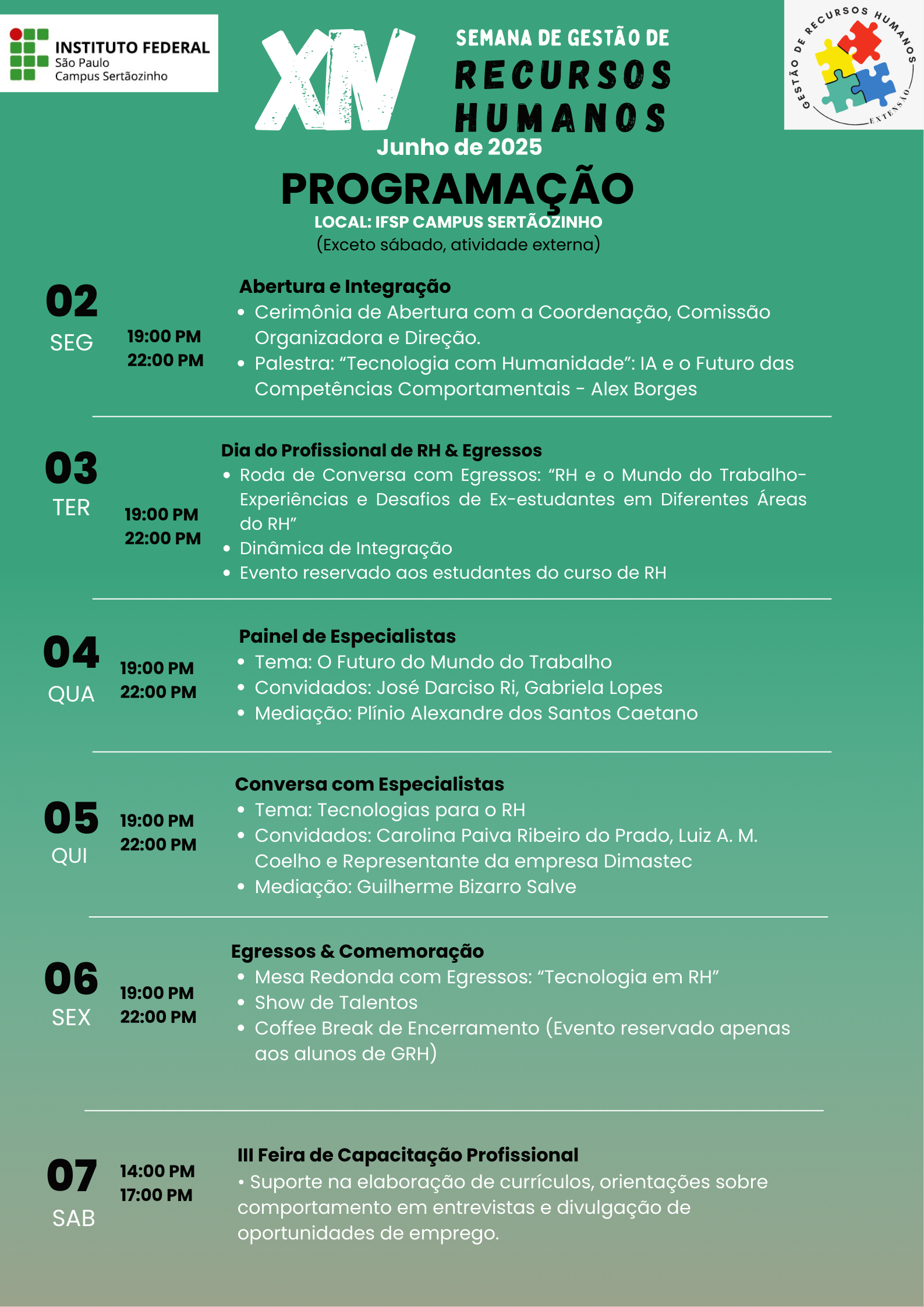 Foto de XIV Semana de Gestão de Recursos Humanos
