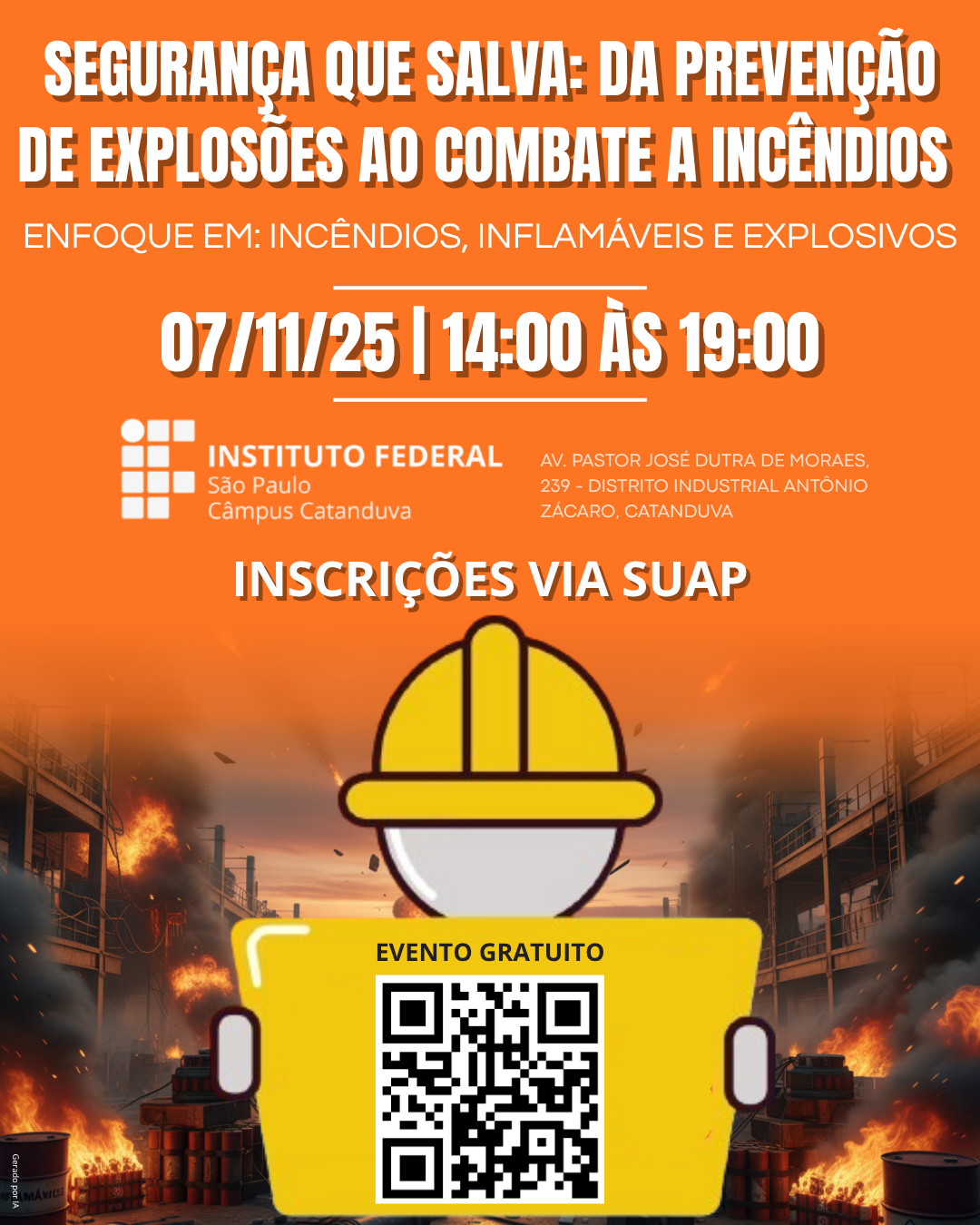 Foto de Segurança que salva: da prevenção de explosões ao combate a incêndios