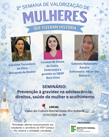 Foto de Seminário: Prevenção à gravidez na adolescência: direitos, prevenção e acolhimento